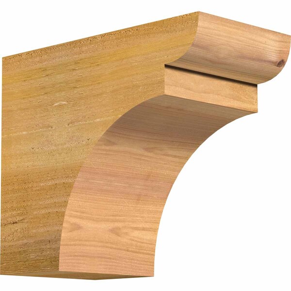 Ekena Millwork Yorktown Rough Sawn Rafter Tail, Western Red Cedar, 6"W x 10"H x 12"L RFT06X10X12YOR00RWR - main
